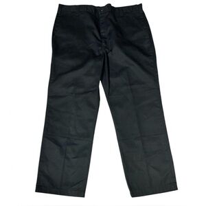 Carhartt Black Original Blended Twill Utility Pants Men's sz 42 x 32 Flat Front